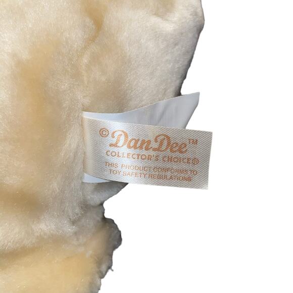 Dan Dee Plush Bunny Rabbit Basketball Stuffed Animal Nursery Shower Gift Bow 11" - Picture 10 of 11